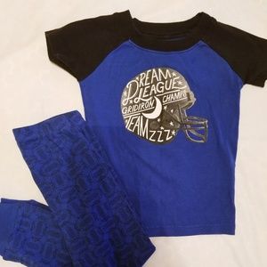 Boys size 2T football pajamas